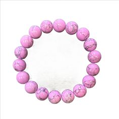 Add a touch of whimsy to your wrist with our Orchid Magnesite Bracelet! This pretty accessory is a perfect addition to any outfit, bringing a sense of playfulness and charm. Made with 10mm magnesite beads, it's not only stylish but also lightweight and comfortable to wear. (Bonus: looks great stacked with other bracelets!) Orchids, Looks Great, Sense, Bracelet, Beads, How To Wear