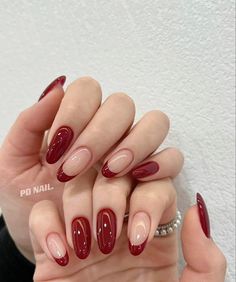 Membentuk Alis, Kutek Disney, Wine Nails, Valentine Nails, Nagel Tips, Smink Inspiration