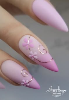 Nails Inspiration Rosa, Nail Polish Design Ideas, Nail Polish Design, Polish Design, The Audacity, Fancy Nails Designs, Pretty Nail Art Designs, Almond Acrylic Nails, Luxury Nails