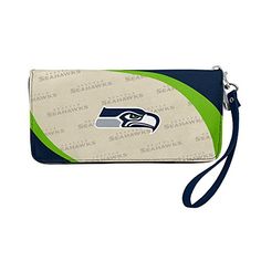 a wallet with the seattle rams logo on it