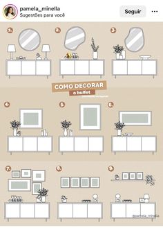 the different types of living room furniture are shown in this info sheet, which shows how to