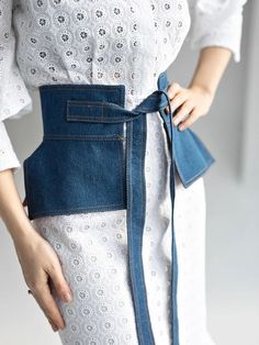 Denim Belt Skirt Belt Women Obi Belt Wrap Belt Womens - Etsy Denim Corset Belt, Black Corset Belt, Corset Looks, Belt Skirt, Moda Denim, Look Formal, Denim Corset, Belt Women, Denim Belt