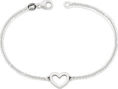 Dainty Open Heart Adjustable Bracelet, Elegant Open Heart Bracelets, Elegant Open Heart Bracelets For Everyday, Elegant Everyday Sterling Silver Bracelet With Heart Charm, Elegant Sterling Silver Bracelet With Heart Charm For Everyday, Adjustable Delicate Sterling Silver Heart Bracelet, Delicate Silver Bracelets With Heart Charm, Elegant Sterling Silver Open Heart Bracelet, Dainty Open Heart Everyday Bracelets