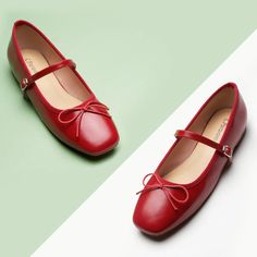 ▼Description Inspired by classic ballet shoes and mary janes, these mary jane flats showcase a timeless round-toe design and smooth finish, reminiscent of a poised ballerina. They feature a delicate bow embellishment, as well as an adjustable strap, ensuring a secure fit while adding a touch of feminine refinement. ◄Details ‧ Upper: Vegan Leather‧ Lining: Soft Lambskin‧ Memory Foam Pad‧ Sole: Rubber‧ Square Toe‧ Slip-on Closure‧ Back Paddles Included ‧ Bowknot DecorationDimensions‧ Heel Height: Round Toe Ballet Flats With Bow, Formal Mary Jane Ballet Flats, Classic Ballet Flats With Bow And Round Toe, Classic Closed Toe Mary Janes, Double Earrings, Mary Jane Ballet Flats, Heel Grips, Agate Pendant Necklace, Mary Jane Flats