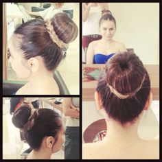 Bun, hair ,braid , Bun Hair, Hair Braid, Braided Hairstyles, Ear Cuff, Braids, Hair