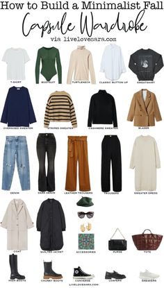 True Autumn Capsule Wardrobe, Warm Tone Outfits, Clothing Capsule, Minimalist Autumn, 2024 Wardrobe, Over 40 Fashion, Project 333, Fall Stuff