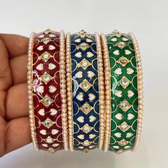 Meena Kundan gold plated traditional bangles/Meena Bangles/Bracelet/Indian Party Wear Bangles/Kundan bangles/Indian wedding/bridal jewelry Festive Kundan Bridal Bangle Set, Meenakari Bangle For Wedding And Diwali, Kundan Bangle For Ceremonial Occasions, Festive Round Kundan Bangle, Traditional Kundan Bangle With Meenakari, Ceremonial Kundan Bangle, Traditional Openable Bangle For Diwali, Round Kundan Bangle For Festivals, Kundan Round Bangle For Festivals