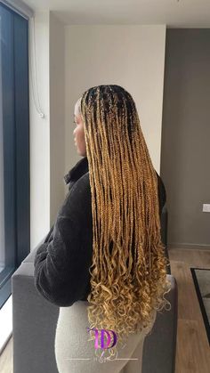 Hair Styles Braids With Curls, Knotless Braids Curled Ends, Knotless Braids With Curled Ends, Braids With Curled Ends, Long Braids Hair, Knotless Braids Styles, Medium Knotless Braids, Medium Knotless, Curled Ends