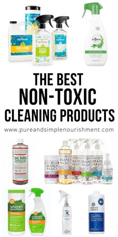 the best non - toxic cleaning products for all types of hands and feet