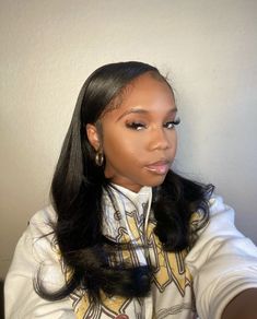 Straight Hair With Bumps At The End, Versatile Sew In Weave Hairstyles, Natural Sew In With Leave Out, Silk Press Hair Hairstyles, Silk Press Natural Hair Styles, Milan Trip, Photo Hairstyles, Butterfly Stomach, Pressed Natural Hair