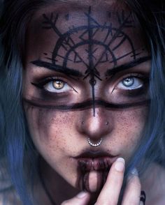 Venus Makeup, Makeup Halloween Ideas, Dark Celestial, Norse Warrior