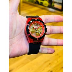 This eye-catching Invicta watch from the Speedway collection is powered by an accurate Mechanical movement, with a red case. Its face is decorated by a red, stainless steel dial, and protected by a sturdy Flame Fusion Crystal. A black, band completes this timepiece that can resist water for up to 100 m. Conveying time with the utmost sophistication while keeping in mind the needs of the active sportsman, the Invicta Speedway collection will effortlessly transpose into any journey. An asset to any activity, allow the Speedway to merge into your sporting and working life.From Invicta's founding more than a century ago to the present day, innovation and excellence have been at the core of each era and collection throughout the brand's history. Here at Invicta stores, you will find the largest Red Analog Watch Accessories As Gift, Red Chronograph Watch With Analog Display, Red Watch Accessories With Subdials As A Gift, Red Automatic Chronograph Watch With Round Dial, Automatic Red Watch Accessories For Gifts, Red Automatic Watch Accessories For Gifts, Automatic Red Watch Accessories As Gift, Red Automatic Watch Accessories As Gift, Red Analog Display Watch Accessories As Gift