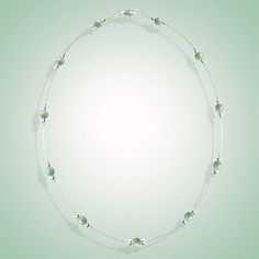 Crafted with delicate silver and beautiful mint green jade beads, this simple yet elegant necklace is perfect for adding a touch of sophistication to any outfit. Embrace the soothing energy of mint green jade, while looking effortlessly chic. Mint green jade (6mm) Sterling silver (925) Length: 18" Available in different jade colors, on request SELECT METAL Delicate Green Sterling Silver Necklaces, Delicate Green Sterling Silver Necklace, Elegant Silver Aventurine Jewelry, Elegant Silver Aventurine Necklace, Elegant Green Aventurine Necklace, Elegant Necklace, Jade Beads, Elegant Necklaces, Green Jade