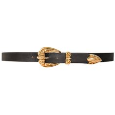 Black Italian leather belt with an opulent and engraved antique gold buckle 1.5"Width Italian Leather and Hardware Handcrafted and Made In The USA Chic Capsule Wardrobe, Belt With Gold Buckle, 12th Tribe, Black Leather Belt, Vintage Belts, Fashion Fits, Looks Style, Ladies Boutique, Belt Size