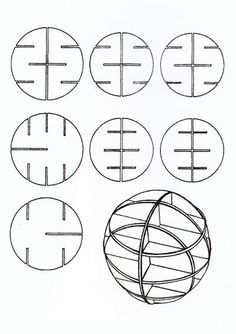 the four circles have been drawn to look like they are in different directions