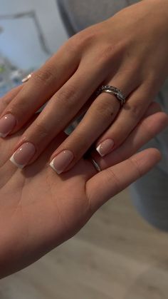 Bridal Nails Wedding Elegant French, Natural Nails Manicure, Bridesmaids Nails, Nagellack Trends, Wow Nails, Work Nails, Basic Nails, Casual Nails, Classy Nails