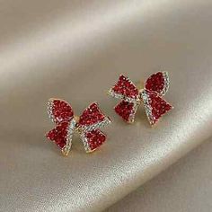 ad eBay - 2Ct Round Lab Created Red Ruby Halo Stud Earring Women 14K Yellow Gold Plated - Buy Now, click the link (eBay) Red Earrings Stud, Mom Friends, Rose Stud Earrings, Sweet Jewelry, Beach Birthday, Long Tassel Earrings, Bride Earrings, Zhejiang China, Wedding Party Jewelry