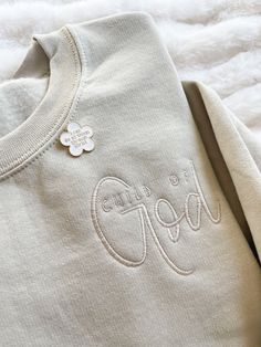 Embroidered Sweatshirt Christian Sweatshirt Faith Embroidered Sweater Jesus Embroidered Faith Scripture Bible Verse Sweatshirt Jesus - Etsy Worship Outfits, Christian Outfits, Jesus Clothes, Scripture Bible, Faith Scripture, Christian Sweatshirt, Princess Outfits