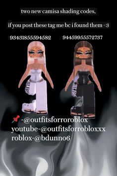 two cardboard dolls are standing in front of a black and white background with text that reads, if you post these tags be found them