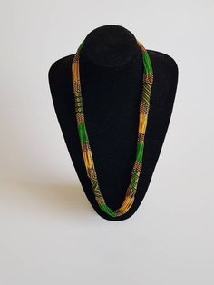 *This listing is for ALL 5 mecklaces like shown above* 100% handcrafted using original fine beads. The necklace makes a perfect gift to loved ones. **Buy multiple items and pay shipping for 1 item only.The rest ships free. Custom orders are welcome. More neckleces here; https://www.etsy.com/shop/TribalTess?ref=seller-platform-mcnav&section_id=21306083 Back to my shop; https://www.etsy.com/shop/TribalTess?ref=seller-platform-mcnav Beaded Long Chain Necklace For Gift, Long Beaded Chain Necklace For Gift, Multi-strand Beaded Chain Necklace Gift, Unique Long Beaded Necklaces As Gift, Multi-strand Gold Beaded Necklaces For Jewelry Making, Multi-strand Gold Beads Jewelry Gift, Multi-strand Beaded Chain Necklaces For Gift, Multi-strand Gold Beaded Necklace For Jewelry Making, Handmade Multicolor Chain Necklace With Round Beads