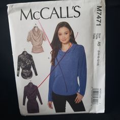 a woman's sweater and top sewing pattern