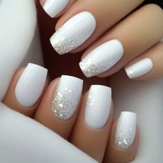 January Nails, Smink Inspiration, Makijaż Smokey Eye, Bride Nails, French Wedding, Dipped Nails, Bridal Nails