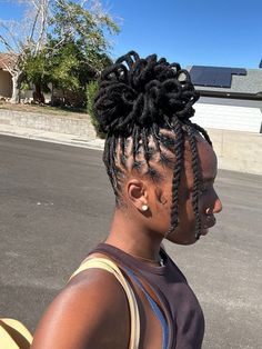 #cuteschoolhairstyles#backtoschoolhairstylesbraids#cutehairstylesforschool#easyschoolhairstyles#hairstyleforschool Petal Updo Locs, Loc Bun Styles Dreadlocks, Loc Double Bun Styles, Women Loc Styles Hairstyles Short, Dread Hairstyles For Women Black Updo, Styles Locs Black Women, Bun Hairstyles With Locs, Loc Bun Styles Updo, Loc High Bun Styles