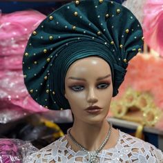 Traditional Headscarf As Headband, Traditional One-size Headwrap, Traditional One Size Headwrap Headband, Traditional Green Turban, Green Bohemian Turban, Green Bohemian Turban One Size, Traditional Party Headwrap One Size, Traditional Fitted Headscarf, Traditional Fitted Turban For Party