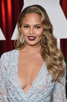 Corte Long Bob, Oscar Hairstyles, Makijaż Smokey Eye, Top Hairstyles, Long Blonde, Chrissy Teigen, Short Haircut