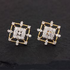 ⚫ This earrings made with natural diamonds in solid 14k yellow gold, ⚫ Solid 14k Yellow Gold Stud Earrings Pave Diamond Jewelry ⚫ Stud Earrings, Gold Earrings, Diamond Earrings, Fine Jewelry, Handmade Earrings ⚫ Special customize for mother's day, Anniversary, Birthday Gift, Valentine, Mother's Day Christmas. ⚫ Item Details: Gross Weight:- 2.612 Grams 14k Yellow Gold Weight:- 2.486 Grams Diamond Weight:- 0.63 Ct. Item Size:- 14 x 14 MM Item SKU:- AEOS-2024 Please let us know if you required in o Dazzling Diamond Cut Earrings For Wedding, Elegant 14k Gold Diamond Earrings Gift, Traditional 14k Gold Earrings For Anniversary, Gold Diamond Cut Bridal Earrings, Dazzling Yellow Gold Diamond Earrings As Gift, Elegant Diamond White Diamond Earrings For Gift, Dazzling Yellow Gold Diamond Earrings For Gift, Gold Diamond Bridal Earrings With Halo Design, Elegant Diamond Earrings As A Gift