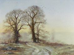 🎨 [by Alwyn Crawshaw] Bromley Art, Beautiful Landscape Paintings, Watercolor City, Royal Society, Tree Drawing, Abstract Oil, Beautiful Landscapes, Landscape Art, Art Materials