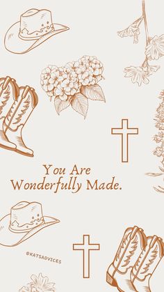 an image of a card with the words, you are wonderfully made on it