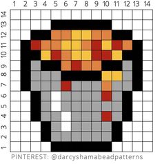 an image of a face made out of squares