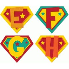 the letter f is made up of different shapes and sizes, including letters with stars