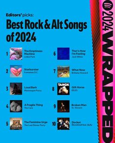 the best rock and alts songs of 2012