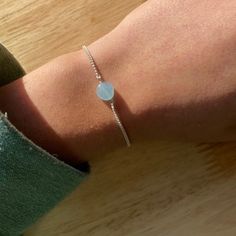 My Best Friend's Birthday, Lovely Jewellery, Silver Wire, Chain Link Bracelet, Delicate Bracelet