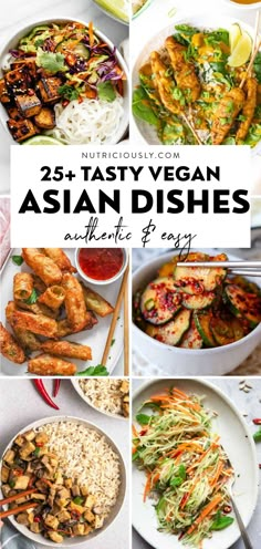 Plant Based Chinese Food, Asian Inspired Vegan Meals, Healthy Asian Vegetarian Recipes, Asian Inspired Meals Dinners, Asian Dinner Recipes Vegetarian, Asian Vegan Dinner, Asian Veg Recipes, Easy Vegan Chinese Recipes, Wfpb Asian Recipes