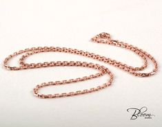 "Rose Gold Chain Necklace 14K Solid Rose Gold Necklace Anchor Gold Chain for Men Gold Necklace Mens Chain Rose Gold BloomDiamonds IMPORTANT SPECIFICS - This is an extremely durable gold chain. Anchor gold chain totally hand made of hardened gold wire. This gold chain necklace will last much longer than any (similar weight) machine made chain on the market nowdays. More than 10 years everyday use guarantee. - THICKER version upon a request. Please send me your requirements. - THINER version here: Luxury Rose Gold Chain Necklace As Gift, Luxury Rose Gold Chain Necklace Gift, Formal Rose Gold Necklaces With Rolo Chain, Formal Rose Gold Necklace With Rolo Chain, Chain For Men Gold, Men Gold Necklace, Rose Gold Chain Necklace, Mens Chain, Weight Machine