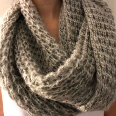 Never Worn. Casual Soft Knit Infinity Scarf, Casual One-size Infinity Scarf, Casual Infinity Scarf, Infinity Scarf, Aeropostale, Scarf Wrap, Scarf Accessory, Women Accessories, Grey