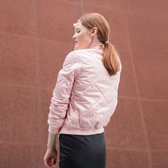 FREE SHIPPING quilting bomber jacket women spring coat zipper long sleeve winter jacket cotton-padded pink outwears JKP2784 Pink Zipper Closure Outerwear For Spring, Trendy Quilted Jacket With Zipper For Spring, Pink Long Sleeve Outerwear With Zipper Closure, Pink Long Sleeve Outerwear With Zipper, Cotton Quilted Winter Jacket, Spring Long Sleeve Quilted Jacket With Zipper Closure, Spring Long Sleeve Quilted Jacket With Zipper, Pink Long Sleeve Quilted Jacket For Fall, Philosophy Clothing