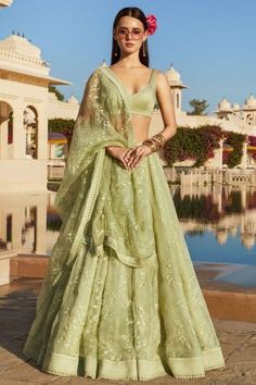 Pastel Lehenga Choli lenga lehnga Chania choli Function wear lehenga choli Wedding wear lengha for women Indian ethnic wear full set sari 1 Sabyasachi Sarees Price, Sabyasachi Bridal Collection, घाघरा चोली, भारतीय दुल्हन संबंधी, डिजाइनर कपड़े, Sabyasachi Bridal, Saree Bollywood, Sabyasachi Lehenga, Nikkah Dress