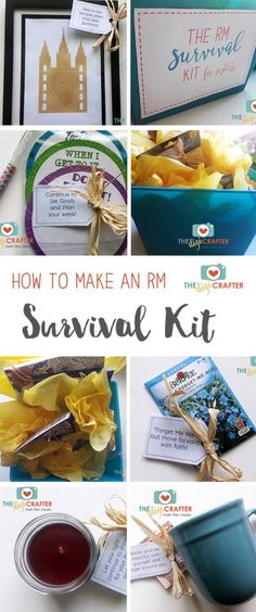 how to make an rm survival kit with pictures and text overlays that says, how to make an rm survival kit