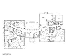 the floor plan for an office building with two floors and three levels, including a second level