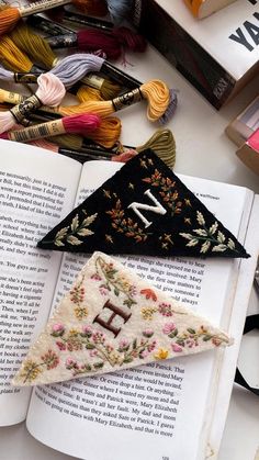 Diy Embroidered Bookmark, I Just Realized, Embroidery Threads, Craft Store, Felt Fabric, My Mom, Get It, Turn Ons