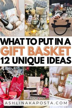 what to put in a gift basket unique ideas