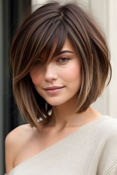 23+ Best Gender Neutral Haircuts for 2025 7 Aline Haircuts, Versatile Haircut, Fine Hair Bangs, Inverted Bob Short, Mom Haircuts, Hair Contouring, Short Dark Hair, Gorgeous Hair Color