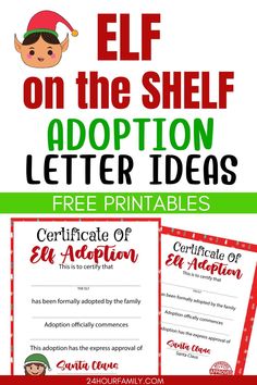 the elf on the shelf letter ideas are perfect for any child's christmas party