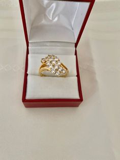 Free Shipping on orders over $35.00 however if there is a return buyer to refund seller for the free shipping cost to seller. Cubic Zirconia CZ Cluster Split Band Shoulders Sterling Silver 925 Gold Vermeil Gorgeous Ring Hallmarked EDCO CZ China 925 unworn ring Ring size 10.25 Visit our other Etsy shops HauteCoutureLaLa TrendsCouture BeautifulPatina LastingTrends BorrowedTrends combine shipping availableFree Shipping on orders over $35.00 however if there is a return buyer to refund seller for th Cluster Diamond Accents Jewelry Gift, Cluster Diamond Jewelry Gift, Cluster Jewelry With Diamond Accents For Gift, Cluster Diamond Accent Jewelry Gift, Brilliant Cut Cluster Jewelry As Gift, Brilliant Cut Cluster Jewelry For Gifts, Dazzling Cluster Jewelry Gift, Dazzling Cluster Jewelry For Gifts, Diamond Cut Cluster Jewelry For Gift