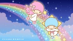 Kiki And Lala Aesthetic Icon, Kawai Wallpapers, Star Twins, Kiki And Lala, Kiki Lala, Sweet Magic, Yume Kawaii, Widget Icons, Cute Laptop Wallpaper