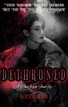 the cover for dethroned by biskah, featuring an image of a woman with